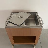 Carrello scaldavivande elettrico