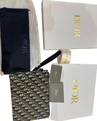 Pochette Dior Jacquard A4