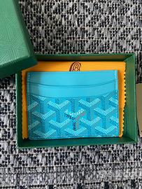 PORTACARTE GOYARD AZZURRO