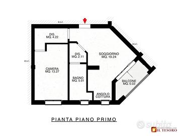 Bilocale a Verucchio