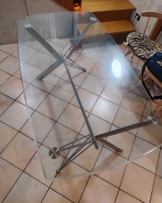 TAVOLO IN VETRO DA CUCINA  (prezzo trattabile)