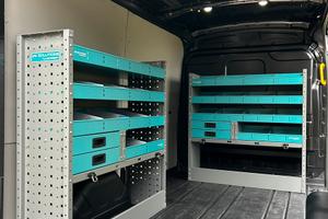 Scaffalatura da furgone allestimento furgonj