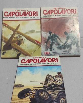 Fumetti  guerra supereroica 3 volumi consecutivi