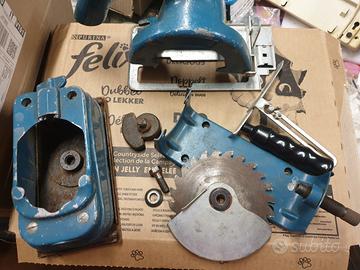 accessori trapano black & decker blu vintage