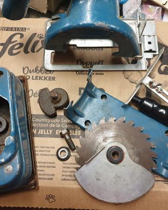 accessori trapano black & decker blu vintage