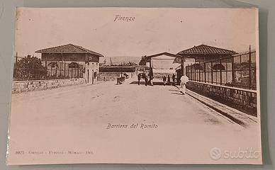 Stupenda cartolina Firenze barriera del Romito.