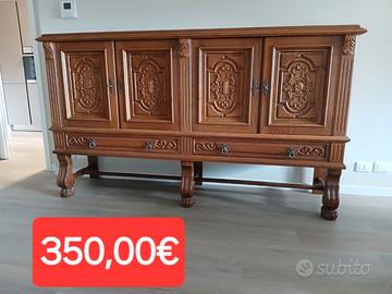 Larga madia in rovere (opzione soggiorno completo)