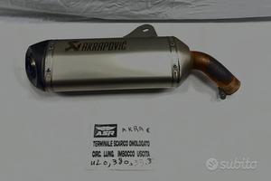 TERMINALE MARMITTA SCARICO OMOLOGATO AKRAPOVIC BMW