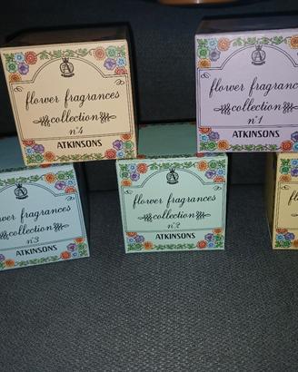 Set 5 Mignon profumo Vintage Atkinsons-Flower 