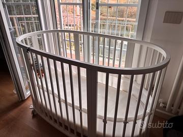 Culla stokke sleepi bianca