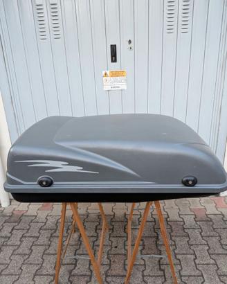Box auto baule da tetto G3 CARGO 4 350 Lt. grigio