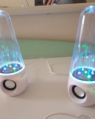 Casse con acqua e luci colorate Lightshow mTech
