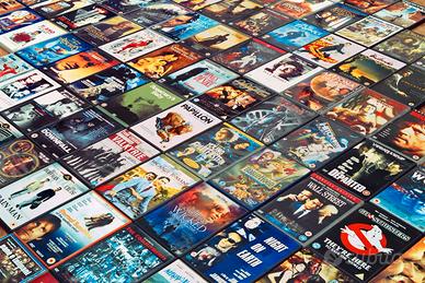 circa 300 film in DVD, in Inglese, a €1 l'uno