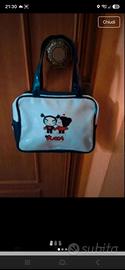 Borsetta Pucca bianca e blu