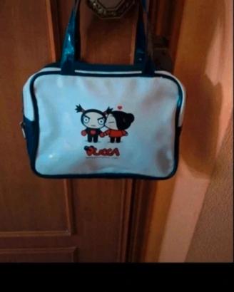 Borsetta Pucca bianca e blu