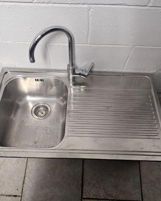Lavello da incasso Inox con vasca e gocciolatoio