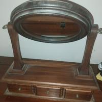 Specchiera portagioie in legno