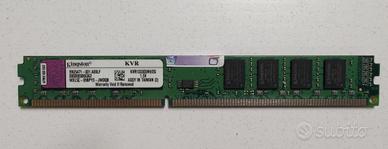Moduli RAM per pc DDR3 1333 Mhz da 2 Gb