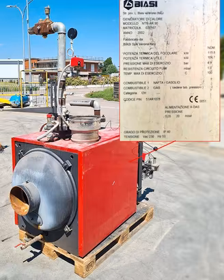 CALDAIA A GASOLIO O GAS USATA