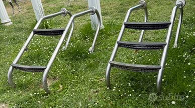 Scalette piscina acciaio inox