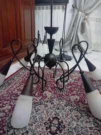 Completo camera da letto, lampadario, lampade...ec