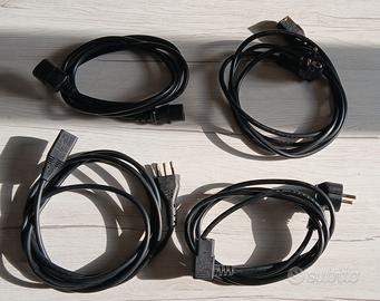 Cavi alimentazione pc C13 e prolunga