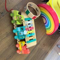 Strumenti musicali e giochi di legno