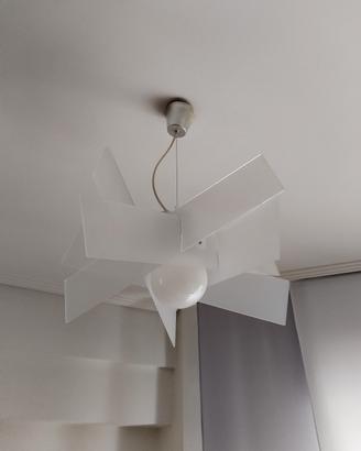lampadario emporium kartika bianco con lampada