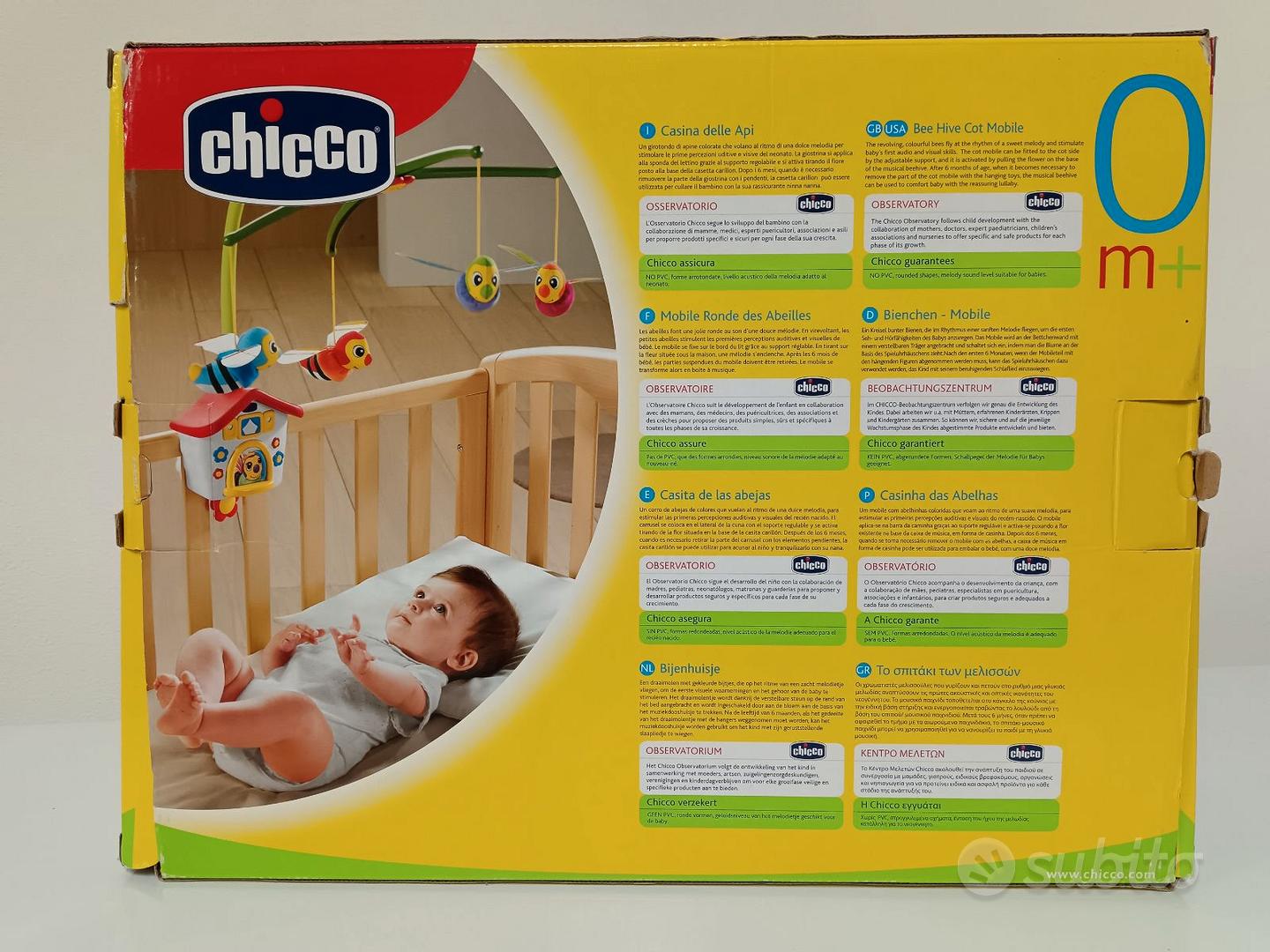 chicco giostrina culla neonato casina delle api - Tutto per i