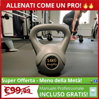 KETTLEBELL 14 KG PROFESSIONALE CROSSFIT PALESTRA