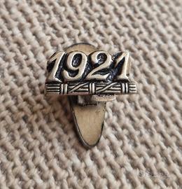 Spilla Distintivo Fascismo Fascista PNF Mussolini 