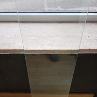 Mensole in vetro cristallo trasparente 8 mm .