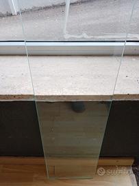 Mensole in vetro cristallo trasparente 8 mm .