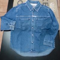 camicia jeans bimbi 5/8