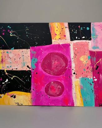 Quadro moderno dipintona mano