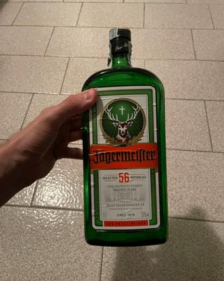 Bottiglia vuota jagermeister 1,5l