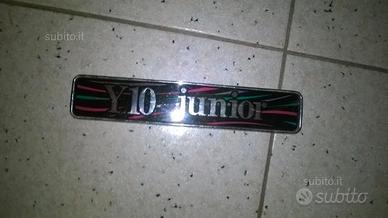 Serigrafia posteriore per autobianchi y 10 junior