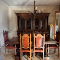 Mobile e tavolo sala vintage