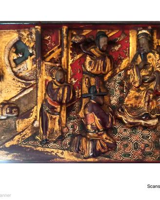 Trittico quadri legno 1600