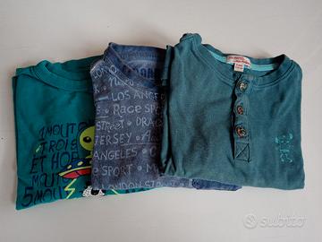 5 magliette manica lunga