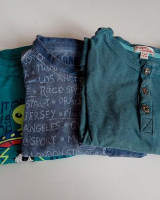 5 magliette manica lunga