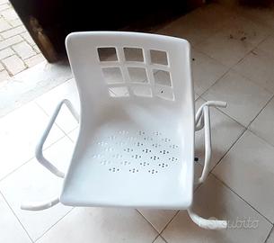 sedile girevole per vasca da bagno