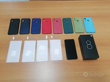 Xiaomi Mi 8 completo di vetri e custodie