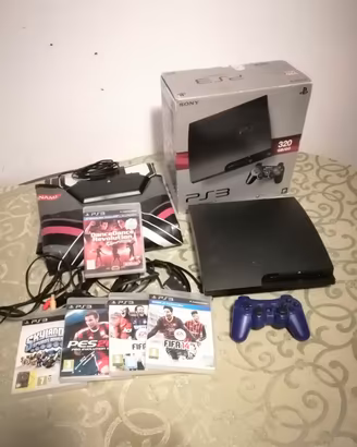 PlayStation 3 Sony PS3 bundle +tappetino +giochii