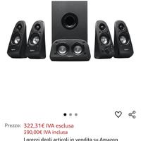 Logitech 5.1 Surround 3D 150Watt