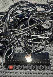 presa multipla piu cavi