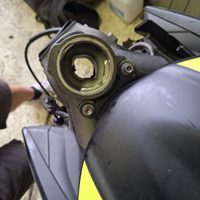 Triumph Street triple RS 2020 incidentata