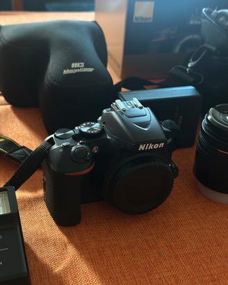 Nikon D3500 Reflex + 18-55mm VR (4500 scatti)