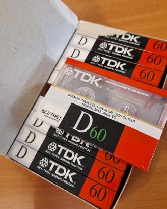 TDK Audiocassette D-60 N IEC I Type I
