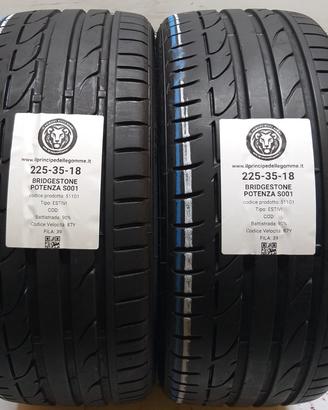 2 GOMME 225 35 18 BRIDGESTONE A51101